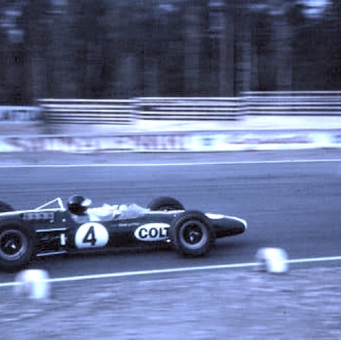 Suomen F2 1967  sur le circuit de Keimola  avec la Lotus 48 
Contribution Martin Mayor Facebook